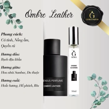 Nước hoa nam 10ml F Omber Leather: sang trọng, quyền rủ, lịch lãm, 111.000₫ 2