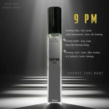 Nước hoa nam 9PM EDP 10ml - Hương mạnh mẽ, nam tính, bad boy, ấm áp, giảm giá 22% 2