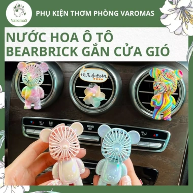 Nước Hoa Ô Tô BEARBRICK Varomas Gắn Cửa Gió Tự Động Toả Hương, Tặng 2 Thanh Tinh Dầu KT84 Giá 119k 2 Nước Hoa Ô Tô BEARBRICK Varomas Gắn Cửa Gió Tự Động Toả Hương, Tặng 2 Thanh Tinh Dầu KT84 Giá 119k 2