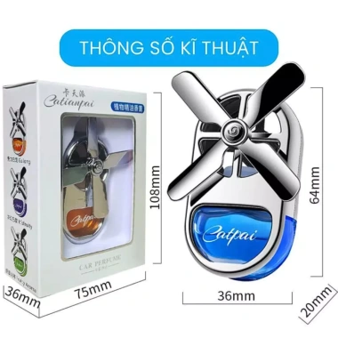 Nước Hoa Ô Tô CATPAI VAROMAS 10ML KT87 Gắn Cửa Gió, Quạt Tự Động, Khử Mùi Nhanh 9 Nước Hoa Ô Tô CATPAI VAROMAS 10ML KT87 Gắn Cửa Gió, Quạt Tự Động, Khử Mùi Nhanh 9