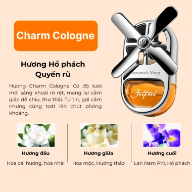Nước Hoa Ô Tô CATPAI VAROMAS 10ML KT87 Gắn Cửa Gió, Quạt Tự Động, Khử Mùi Nhanh 11 Nước Hoa Ô Tô CATPAI VAROMAS 10ML KT87 Gắn Cửa Gió, Quạt Tự Động, Khử Mùi Nhanh 11