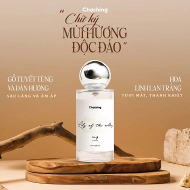 Nước hoa unisex ChaChing 45ml - gió biển, linh lan, gỗ ấm - lưu hương lâu, giá ưu đãi