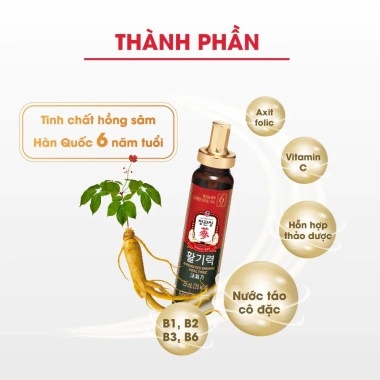 Nước hồng sâm Hàn Quốc Vital Tonic - Tăng đề kháng, sức khỏe, chống lão hóa, chỉ 880.000 VND