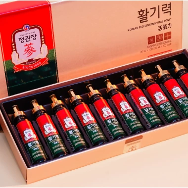 Nước hồng sâm Hàn Quốc Vital Tonic - Tăng đề kháng, sức khỏe, chống lão hóa, chỉ 880.000 VND