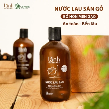 Nước Lau Sàn Nhà Lành HomeCare 500ml Chiết Xuất Bồ Hòn Men Gạo Cỏ Mềm - 131k