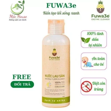 Nước Lau Sàn Sinh Học Tự Nhiên Hương Sả Chanh 1.000ml Fuwa3e - 137.5k Xanhsam Organic