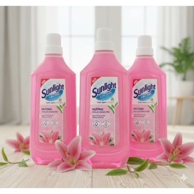 Nước lau sàn SUNLIGHT 1kg Khử khuẩn, diệt mùi, sạch sáng, giá 35.280 VND 8
