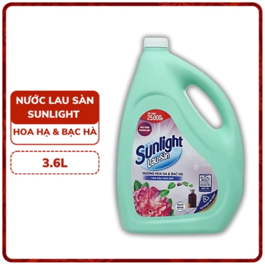 Nước Lau Sàn Sunlight Tinh Dầu Thảo Mộc 3.6kg Giảm Giá 140k Sạch Sâu Diệt Vi Khuẩn Thơm Mát 2