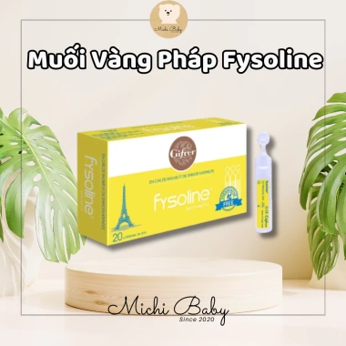 Nước muối sinh lý Physiodose hồng vàng xanh Pháp an toàn Michi Baby MC118 170.000đ 3