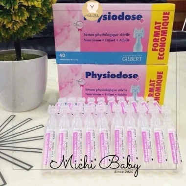 Nước muối sinh lý Physiodose hồng vàng xanh Pháp an toàn Michi Baby MC118 170.000đ 9