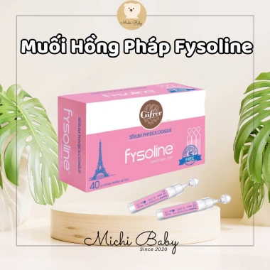 Nước muối sinh lý Physiodose hồng vàng xanh Pháp an toàn Michi Baby MC118 170.000đ 10