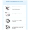 Nước rửa bong bóng máy giặt HOMESTAR 100g x2 - Loại bỏ cặn, nấm mốc, mùi hôi, làm sạch mạnh 4
