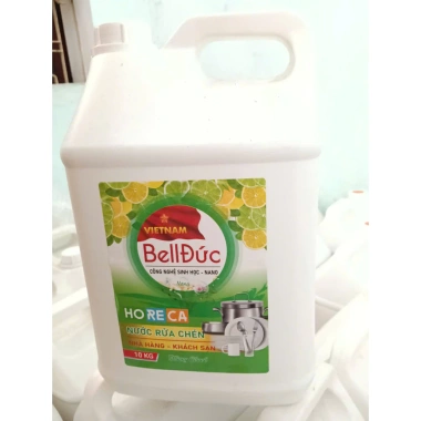 Nước rửa chén Bell Đức 10kg hương chanh - Giá siêu ưu đãi 120k, tẩy dầu mạnh, thơm mát sạch bát