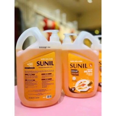 Nước Rửa Chén Sunil 2L Can - Công Thức Tẩy Dầu, Không Mùi, Giá Ưu Đãi 110k