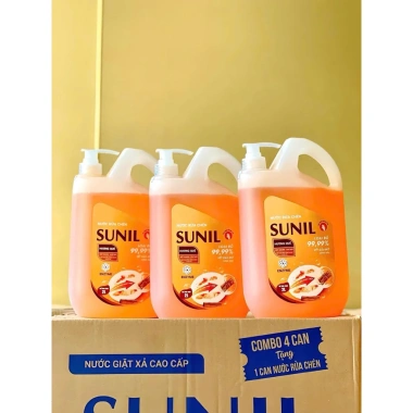 Nước Rửa Chén Sunil 2L Can - Công Thức Tẩy Dầu, Không Mùi, Giá Ưu Đãi 110k 4 Nước Rửa Chén Sunil 2L Can - Công Thức Tẩy Dầu, Không Mùi, Giá Ưu Đãi 110k 4