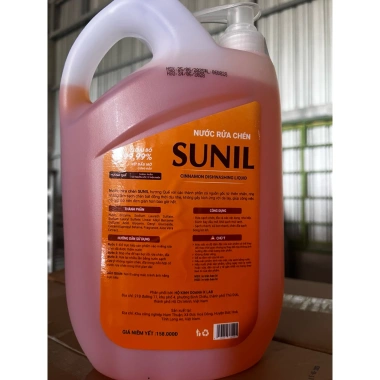 Nước Rửa Chén Sunil 2L Can - Công Thức Tẩy Dầu, Không Mùi, Giá Ưu Đãi 110k