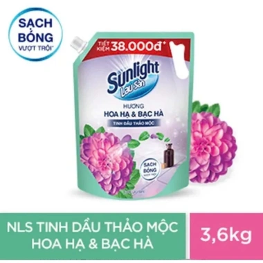Nước Sunlight lau sàn 3,4kg - Giảm giá mạnh, sạch sâu, hương thơm, chỉ 86.000₫