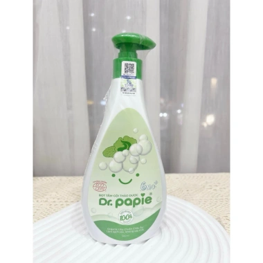 Nước tắm gội thảo dược Dr.Papie bé 230ml/500ml - Dưỡng ẩm, dịu nhẹ, giá chỉ 140k
