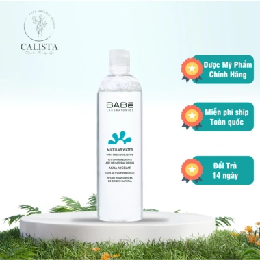 Nước tẩy trang Babe Micellar Water 250ml - Dưỡng ẩm, làm sạch sâu, giá 645.000đ 2 Nước tẩy trang Babe Micellar Water 250ml - Dưỡng ẩm, làm sạch sâu, giá 645.000đ 2