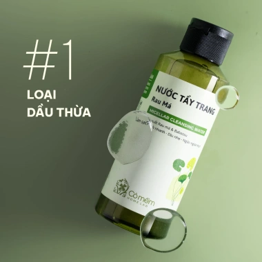 Nước Tẩy Trang Da Dầu Mụn Nhạy Cảm Rau Má Cỏ Mềm 150ml Làm Sạch Sâu, Dịu Nhẹ, Giá 126k 5