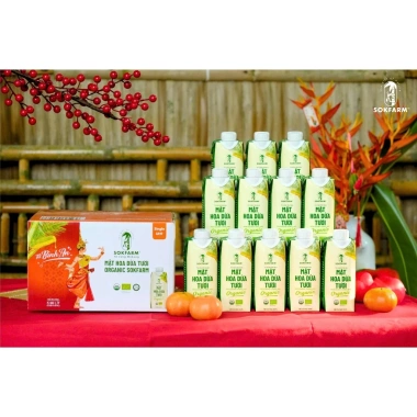 Nước uống Mật hoa dừa tươi Organic SOKFARM tiệt trùng 330ml Siêu ngon, giá ưu đãi 295k 4 Nước uống Mật hoa dừa tươi Organic SOKFARM tiệt trùng 330ml Siêu ngon, giá ưu đãi 295k 4