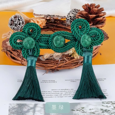 Nút áo sườn xám phong cách Trung Hoa lớn Trefoil retro handmade - Giá chỉ 84.433đ 3