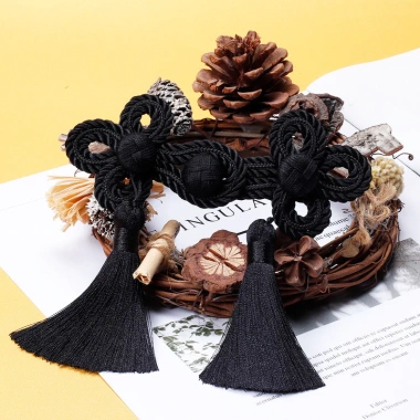Nút áo sườn xám phong cách Trung Hoa lớn Trefoil retro handmade - Giá chỉ 84.433đ 5