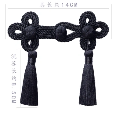 Nút áo sườn xám phong cách Trung Hoa lớn Trefoil retro handmade - Giá chỉ 84.433đ 7