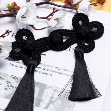 Nút áo sườn xám phong cách Trung Hoa lớn Trefoil retro handmade - Giá chỉ 84.433đ 8