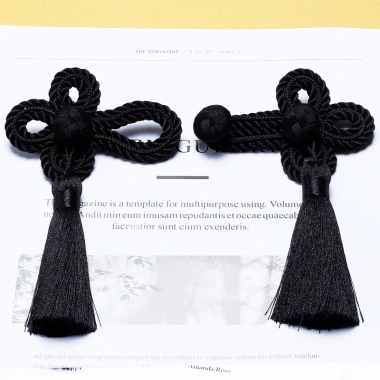 Nút áo sườn xám phong cách Trung Hoa lớn Trefoil retro handmade - Giá chỉ 84.433đ 9