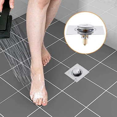 Nút chặn bồn rửa sàn phòng tắm đa năng bật lên Bộ lọc thoát nước cải tạo cống
