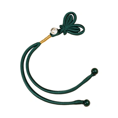 Nút Đĩa Trung Hoa Dệt Tay Sợi Vàng Đuôi Dài, Bím Nút Vải Sườn Xám - Giá chỉ 80.826₫ 8