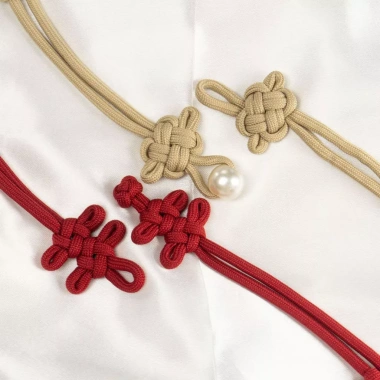 Nút Đính Hạt Phẳng Sườn Xám 26.1.8 - Hanfu, Ngoại Dân Tộc, Giá Ưu Đãi 66k 4