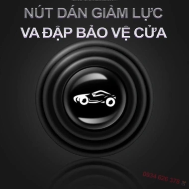Nút giảm chán giảm lực đóng cửa ô tô – Bộ đệm cao su chống dập, chịu lực, 3.800₫