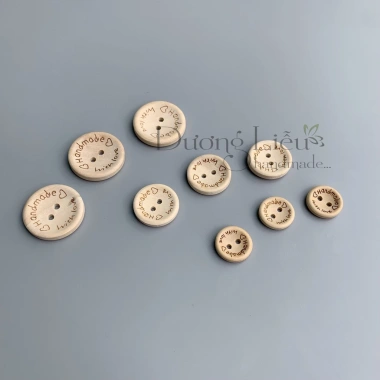 Nút Gỗ Handmade 10 hột – Độc đáo, bền đẹp, giá 13.000 VND, giảm từ 16.640 VND