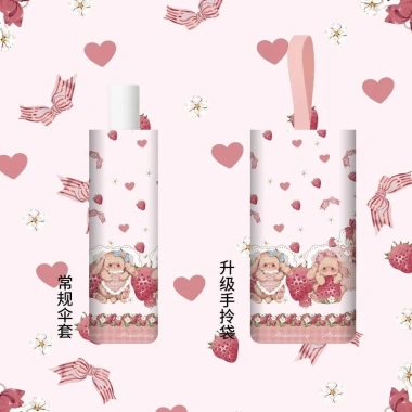 Ô F&X Lolita tự động an toàn chống bật lại, bảo vệ UV, keo màu công dụng dễ thương