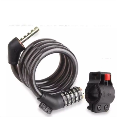 Ổ khóa dây 1m2 cho xe đạp, xe điện, xe máy - Mật mã 5 số, Giá chỉ 69.000 9
