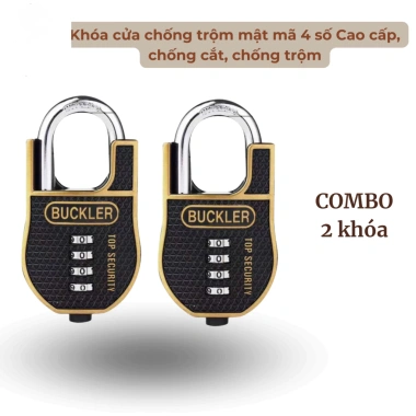 Ổ khóa mật mã 4 số Blucker cao cấp - Chống cắt, chống nước, chống trộm, an toàn cho nhà cửa, nhà kho - Giá 185.173₫ 4 Ổ khóa mật mã 4 số Blucker cao cấp - Chống cắt, chống nước, chống trộm, an toàn cho nhà cửa, nhà kho - Giá 185.173₫ 4