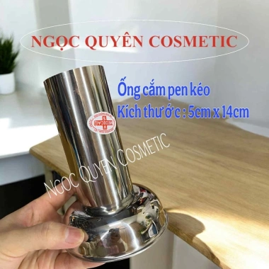 Ống cắm pen‑kéo inox 5X12-14-16 – Giá ưu đãi 50.000₫, bền chắc, đa năng cho văn phòng