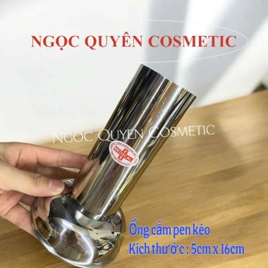 Ống cắm pen‑kéo inox 5X12-14-16 – Giá ưu đãi 50.000₫, bền chắc, đa năng cho văn phòng