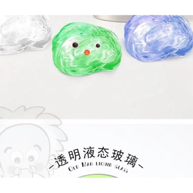 Ông Già Sáng Tạo Bùn Thủy Tinh Không Newton - Slime Keo Màu Giải Nén Trẻ Em 102.171 VND