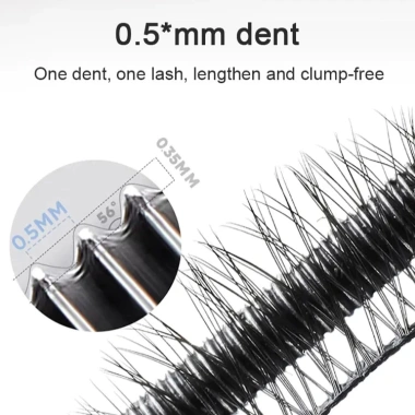 Ống Mascara thép nhỏ Nhanh khô chống thấm, uốn mi dày đặc không nhòe - 28.710đ 5