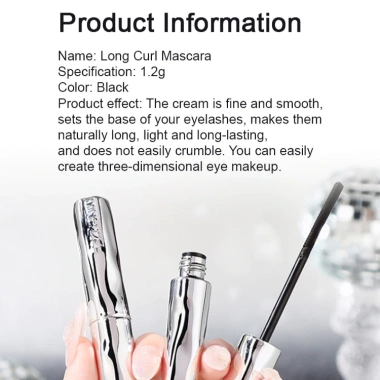 Ống Mascara thép nhỏ Nhanh khô chống thấm, uốn mi dày đặc không nhòe - 28.710đ 8