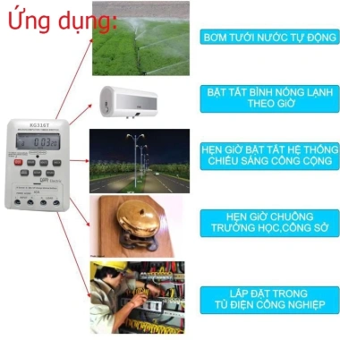 Ông Tắc Hẹn Giờ Tự Động KG316T 30A 220V LWR Tắt Mở Tự Động Giá 60.000đ 4 Ông Tắc Hẹn Giờ Tự Động KG316T 30A 220V LWR Tắt Mở Tự Động Giá 60.000đ 4