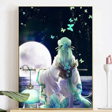 Onmyoji Kagura Cross Stitch 2.025 – Thêu Thủ Công Anime, Chỉ Thêu Chất Lượng, Gói Full Giá 328.084₫
