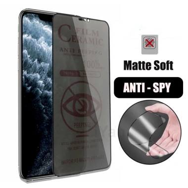 Ốp 3 trong 1 Chống Sốc, Gián Điệp, Kính Cường Lực cho OPPO A60, A18, A38, A58, A78, A79 5G Mềm Gốm Mờ Bảo Mật