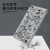 Ốp bảo vệ F & X iPad Pro11 hoạt hình 2.022, gấp ba lần, trong suốt, khe bút, nắp lật 10.2‑iPad 9 8