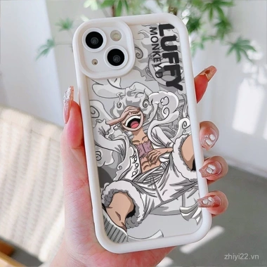 Ốp điện thoại silicon mềm Luffy Anime cho iPhone 16 Plus, 14 Pro Max, 11 Pro Max, Chống sốc, giá 51.818