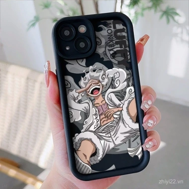 Ốp điện thoại silicon mềm Luffy Anime cho iPhone 16 Plus, 14 Pro Max, 11 Pro Max, Chống sốc, giá 51.818