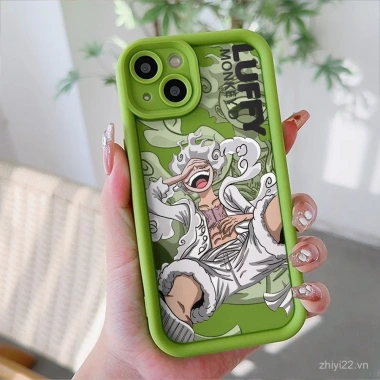 Ốp điện thoại silicon mềm Luffy Anime cho iPhone 16 Plus, 14 Pro Max, 11 Pro Max, Chống sốc, giá 51.818